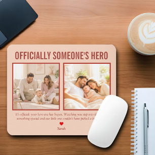 Offizielles erstes Vatertagsfoto von jemandes Held Mousepad