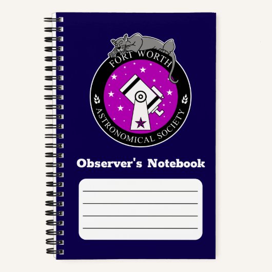 Offizielles FWAS-Beobachter-Journal Notizblock (Vorderseite)
