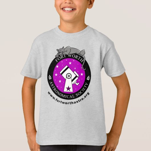 Offizielles FWAS-Logo Kinder Ash T - Shirt (Vorderseite)