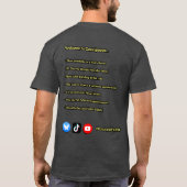 Offizielles GeekSpooge T-Shirt (Rückseite)