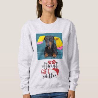 Offizielles Geschenk Sniffer Funny Pet Hund Weihna Sweatshirt