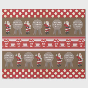 Offizielles Geschenk von Sankt Geschenkpapier