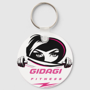 Offizielles GIDAGI Fitness-Logo Schlüsselanhänger