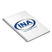 OFFIZIELLES INA-Logo 1 Notizblock (Rechte Seite)