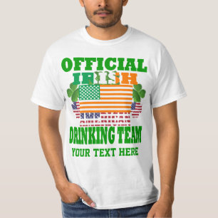 Offizielles irisches amerikanisches trinkendes T-Shirt