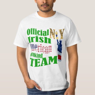 Offizielles irisches New Yorker Trinkteam T-Shirt