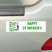Offizielles irisches Trinkteam Autoaufkleber (Auf Auto)
