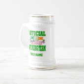 Offizielles irisches Trinkteam Bierglas (Vorderseite Links)