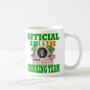 Offizielles irisches Trinkteam Kaffeetasse
