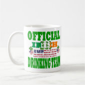Offizielles irisches Trinkteam Kaffeetasse (Links)