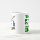 Offizielles irisches Trinkteam Kaffeetasse (Mittel)