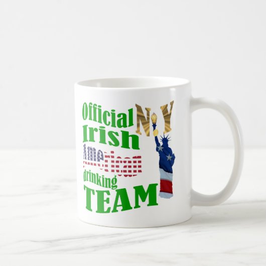 Offizielles irisches Trinkteam Kaffeetasse (Rechts)
