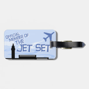 Offizielles Jet-Set-Mitglied-Reiseanhänger Gepäckanhänger