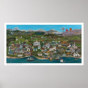 Offizielles Kalifornien-Staats-Plakat Poster