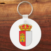 Offizielles Kastilien-La Mancha - Symbol für Küste Schlüsselanhänger (Vorderseite)