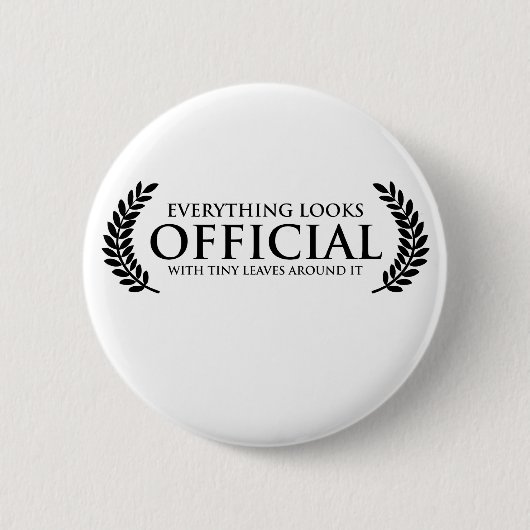Offizielles kleines Blätter Button (Vorderseite)