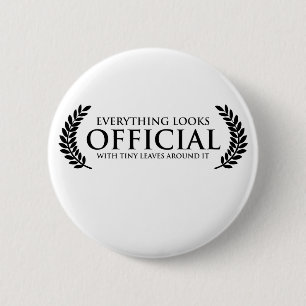 Offizielles kleines Blätter Button