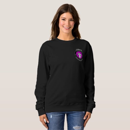 Offizielles kleines Logo Sweatshirt, schwarz Sweatshirt (Vorne ganz)