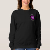 Offizielles kleines Logo Sweatshirt, schwarz Sweatshirt (Vorderseite)