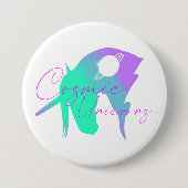 Offizielles kosmisches Einhorn Button (Vorderseite)