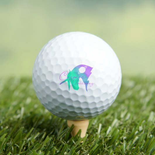 Offizielles kosmisches Einhorn Golfball (Insitu T-Shirt)