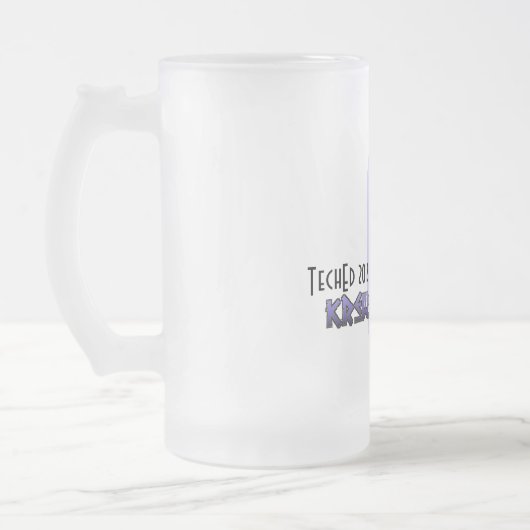 Offizielles Krewe TechEd 2012 "6" Bier-Tasse Mattglas Bierglas (Links)