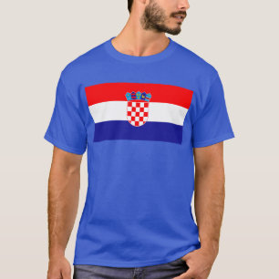 Offizielles Kroatien-Flaggen-T-Shirt Kroatische T-Shirt