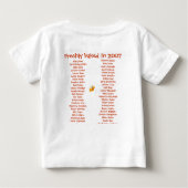 Offizielles Kürbis-Torten-Shirt Baby T-shirt (Rückseite)