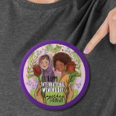 Offizielles lila Community-Abzeichen der Purple Co Button
