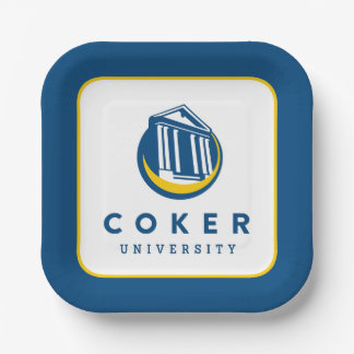 Offizielles Logo der Coker University Pappteller