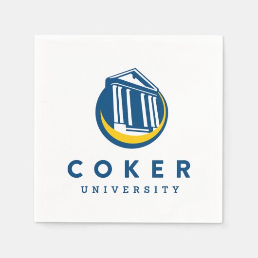 Offizielles Logo der Coker University Serviette (Vorderseite)