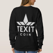 Offizielles Logo für Texit Coin Sweatshirt (Rückseite)