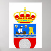 Offizielles Logo in Kantabrien - Spanien Symbol Poster (Vorne)