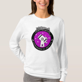 Offizielles Logo Lange Schläfchen Shirt Weiß