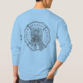 Offizielles Logo-langes Hülsen-T-Shirt T-Shirt (Rückseite)