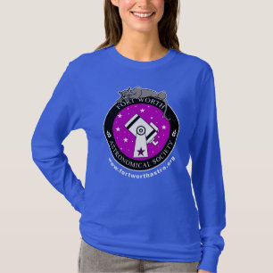 Offizielles Logo Langschläfer Shirt Blau