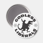 Offizielles Logo-Magnet für Godless Liberals Magnet (Vorderseite/Rückseite)