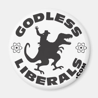 Offizielles Logo-Magnet für Godless Liberals Magnet