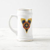 Offizielles Logo Stein Bierglas (Links)