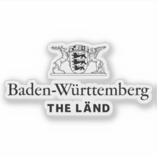Offizielles Logo von Baden-Württemberg, Deutschlan Aufkleber