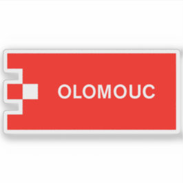 Offizielles Logo von Olomouc, Tschechische Republi Aufkleber