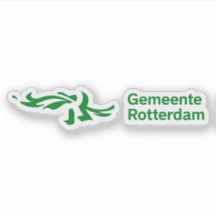 Offizielles Logo von Rotterdam, Niederlande Aufkleber