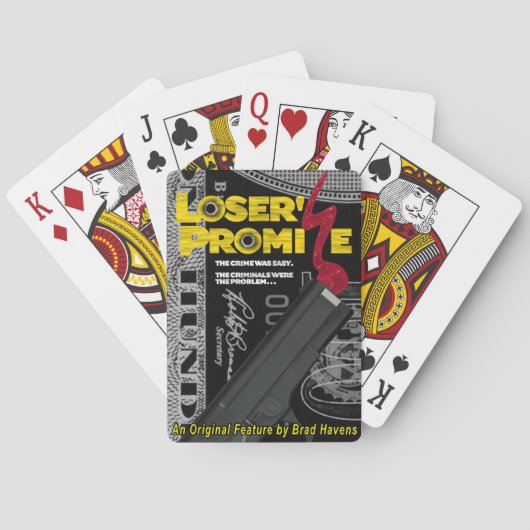 Offizielles Loser's Promise Poster auf Spielkarten (Rückseite)