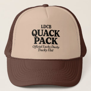 Offizielles Lucky Ducky Trucky Hut-Quack Pack Truckerkappe