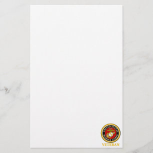 Offizielles MarineSiegel US - Veteran Briefpapier