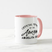 Offizielles Mitglied Abuelita Club Tasse (VorderseiteRechts)