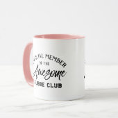 Offizielles Mitglied Bubbe Club Tasse (Vorderseite Links)