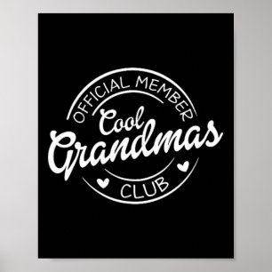 Offizielles Mitglied Cool Großmutterklub Poster