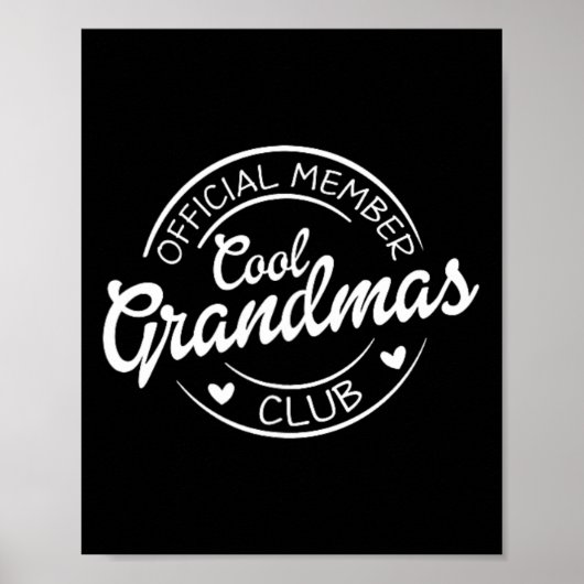 Offizielles Mitglied Cool Großmutterklub Poster (Vorne)