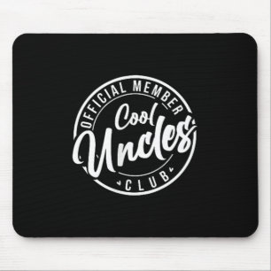 Offizielles Mitglied Cool Oncles Club Vintag Vater Mousepad